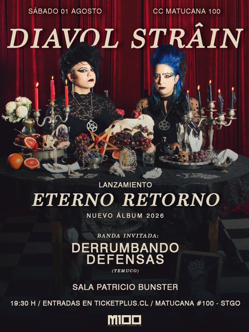 Diavol Strain prepara el lanzamiento en vivo de ''Eterno Retorno''